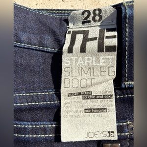 Joes jeans - starlet slimleg boot - size 28 NWT